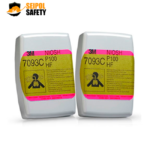 FILTRO/CARTUCHO PROTEGIDO PARA PARTICULAS P100 ALTA EFICIENCIA 7093C 3M