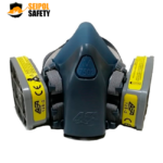 RESPIRADOR DE MEDIA CARA SILICONA CON CARTUCHOS (VAPOR ORGANICO/GAS ACIDO) ASA