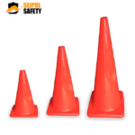 CONO DE SEGURIDAD VIAL DE PVC NARANJA