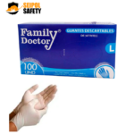 GUANTE DE NITRILO DESCARTABLE X 100 UND FAMILY DOCTOR