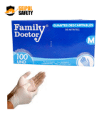 GUANTE DE NITRILO DESCARTABLE X 100 UND FAMILY DOCTOR - Imagen 2