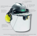 CLIP ADAPTADOR FACIAL-AUDITIVO PARA CASCO V-GARD MSA - Imagen 2