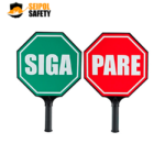 PALETA DE PVC PARE Y SIGA