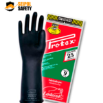 GUANTE DE JEBE CALIBRE 25 DE 12" PROTEX