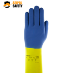 GUANTE CHEMIPRO NEOPRENE/LATEX BICOLOR 12" 87-224 ANSELL