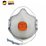 MASCARILLA PARA PARTICULAS N95 MAS MOLESTIA DE VAPORES CON HANDYSTRAP & VALVULA VENTEX 2800 CAJA X 10 UND MOLDEX