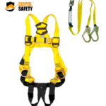 ARNÉS DE 3 ANILLOS CON LINEA DE VIDA 2 COLAS SEGPRO