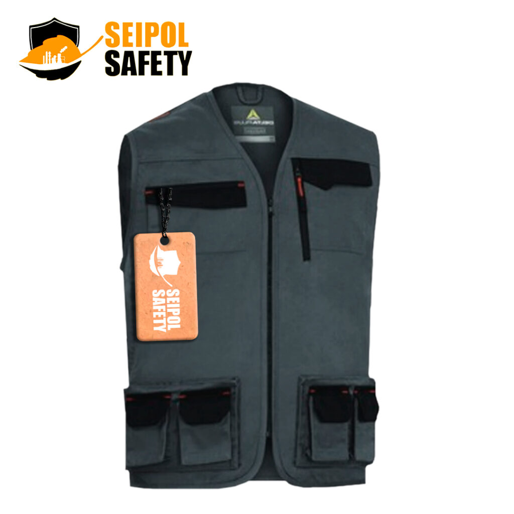 Gilet De Travail Delta Plus M2GI3 Mach 2 - Poches Multiples - Taille S à XXXL - Neuf Avec étiquettes