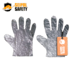 GUANTE DE PLASTICO DESECHABLE X100 CLUTE