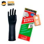 GUANTE DE JEBE CALIBRE 35 DE 12" PROTEX