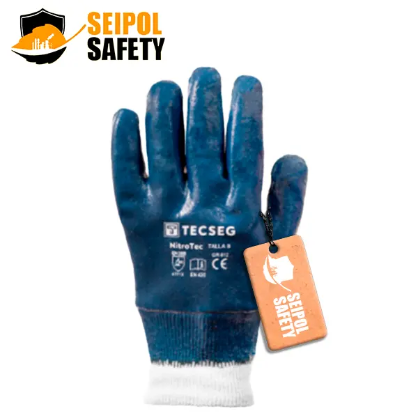 GUANTE TECSEG NITRON PUÑO TEJIDO GNIT - SPRO