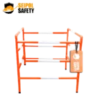 TRANQUERA DE 4 CUERPOS DE PVC