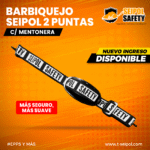 BARBIQUEJO SEIPOL DE 2 PUNTAS CON MENTONERA - Imagen 2