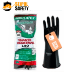 GUANTE INDULATEX INDUSTTRIAL CALIBRE 40 LISO