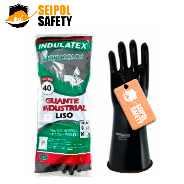 GUANTE INDULATEX INDUSTTRIAL CALIBRE 40 LISO
