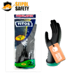 GUANTE INDULATEX TITOS CALIBRE 25 EN PALMA