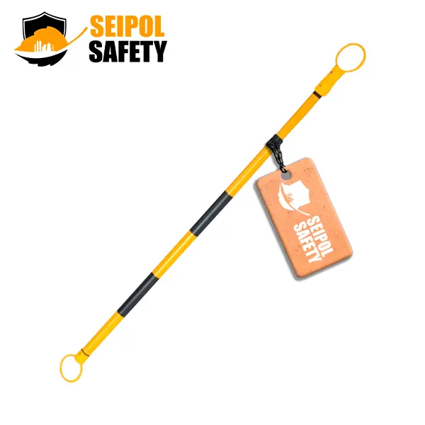 BARRA RETRACTIL PARA CONO AMARILLO/NEGRO - TECSEG