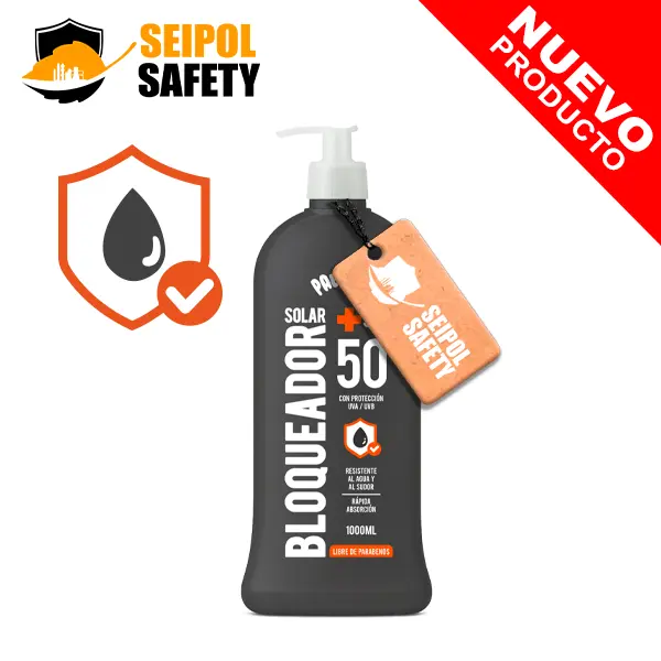 BLOQUEADOR SOLAR PALMERA 1L SPF50 ( RESISTENTE AL AGUA )