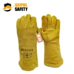GUANTE DE SOLDAR TECSEG DE 14" AMARILLO